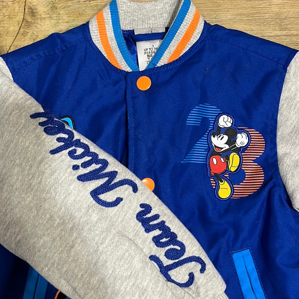 Mickey varsity bomber jacket